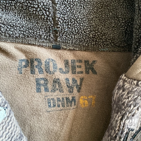 Vintage Project Raw DNM Full Zip Green hoodie No Size Tag ( 145 A ) - Picture 3 of 4